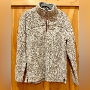 True Grit for Gearhead Men’s size Small Cream Sherpa Pullover